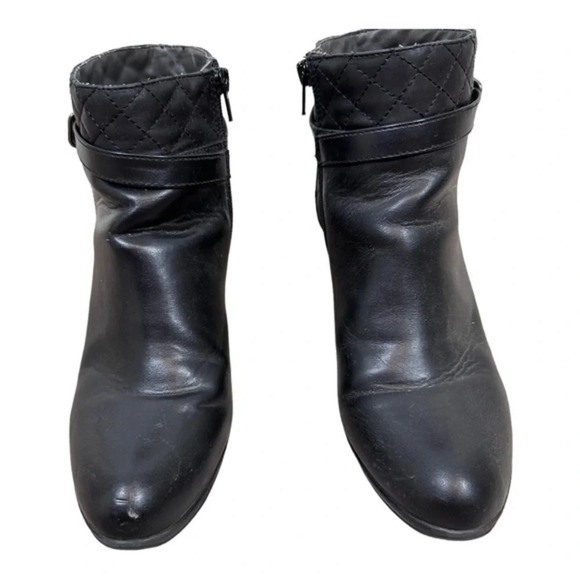 RIALTO Popcorn Ankle Boot Women’s Zip Side Buckle Bootie - Picture 4 of 7